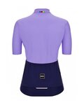 SANTINI jersey de manga corta - UCI RIGA LADY - azul/púrpura