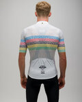 SANTINI jersey de manga corta - UCI WORLD CHAMP 100 - blanco/arcoíris