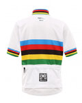 SANTINI jersey de manga corta - UCI KIDS - multicolor/blanco