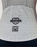 SANTINI jersey de manga corta - UCI WORLD 100 LADY - blanco/arcoíris