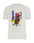 SANTINI Camiseta de manga corta - BMX UCI OFFICIAL - blanco