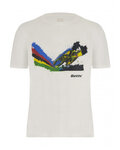 SANTINI Camiseta de manga corta - MTB UCI OFFICIAL - blanco