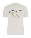 SANTINI Camiseta de manga corta - TRACK UCI OFFICIAL - blanco