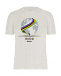 SANTINI Camiseta de manga corta - WORLD UCI OFFICIAL - blanco