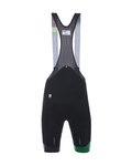 SANTINI pantalones cortos de tirantes - CROWN  - negro