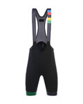 SANTINI pantalones cortos de tirantes - CROWN  - negro