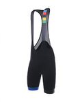 SANTINI pantalones cortos de tirantes - DAMA  - negro