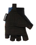 SANTINI guantes de dedos cortos - UCI RAINBOW - azul
