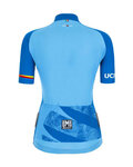 SANTINI jersey de manga corta - UCI WORLD LADY - azul claro