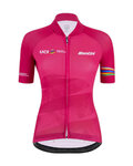SANTINI jersey de manga corta - UCI WORLD LADY - púrpura
