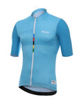 SANTINI jersey de manga corta - SKULL  - turquesa