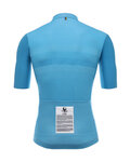 SANTINI jersey de manga corta - SKULL  - turquesa