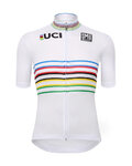 SANTINI jersey de manga corta - UCI WORLD CHAMPION - blanco