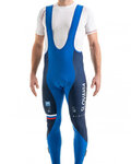 SANTINI pantalones largos con tirantes - TEAM SLOVAKIA WNT'17 - azul