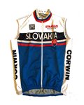 SANTINI chaleco - TEAM SLOVAKIA 2016 - blanco/azul