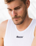 SANTINI camiseta sin mangas - LIEVE - blanco