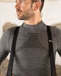 SANTINI camiseta de manga larga - LANA - gris
