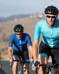 SANTINI jersey de manga corta - SKULL  - turquesa