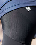 SANTINI pantalones cortos de tirantes - MAGO 2.0  - negro