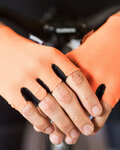 SANTINI guantes de dedos cortos - BRISK - naranja