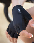 SANTINI guantes de dedos cortos - BRISK - azul