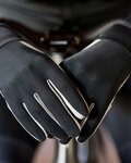 SANTINI guantes de dedos largos - VEGA - negro