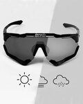 SCICON Gafas - AEROSHADE XL - negro