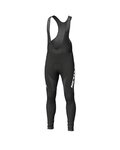 SCOTT pantalones largos con tirantes - RC AS WINTER - negro/amarillo