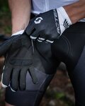 SCOTT guantes de dedos largos - RC TEAM LF - blanco/negro