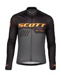 SCOTT maillot de verano de manga larga - RC TEAM 10 SUMMER - naranja/negro