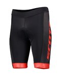 SCOTT pantalones cortos sin tirantes - RC TEAM - rojo/negro
