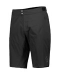 SCOTT pantalones cortos sin tirantes - TRAIL TECH - negro