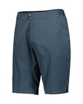 SCOTT pantalones cortos sin tirantes - TRAIL TECH - azul