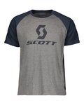 SCOTT Camiseta de manga corta - 10 ICON RAGLAN - azul/gris