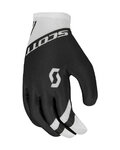 SCOTT guantes de dedos largos - RC TEAM LF - blanco/negro