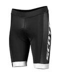 SCOTT pantalones cortos sin tirantes - RC TEAM - negro/blanco