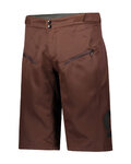 SCOTT pantalones cortos sin tirantes - TRAIL VERTIC - granate