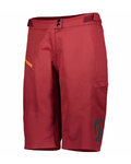 SCOTT pantalones cortos sin tirantes - TRAIL VERTIC LADY - granate