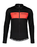 SCOTT chaqueta aislante - RC WARM HYBRID WB - negro/rojo