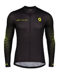 SCOTT maillot de verano de manga larga - RC TEAM 10 SUMMER - negro/amarillo