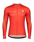 SCOTT maillot de verano de manga larga - RC TEAM 10 SUMMER - rojo/blanco