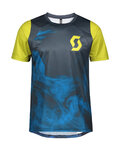 SCOTT jersey de manga corta - TRAIL VERTIC - azul/amarillo