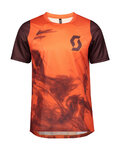 SCOTT jersey de manga corta - TRAIL VERTIC - granate/rojo