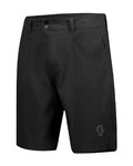 SCOTT pantalones cortos sin tirantes - TRAIL MTN - negro