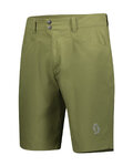 SCOTT pantalones cortos sin tirantes - TRAIL MTN - verde