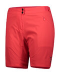 SCOTT pantalones cortos sin tirantes - ENDURANCE LS/F. LADY - rosa