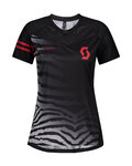 SCOTT jersey de manga corta - TRAIL VERTIC LADY - negro/rosa