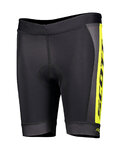 SCOTT pantalones cortos sin tirantes - RC PRO JUNIOR - negro/amarillo