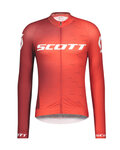 SCOTT maillot de verano de manga larga - RC PRO SUMMER - blanco/rojo