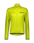 SCOTT chaqueta cortaviento - RC TEAM WB - amarillo